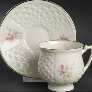 Irish Rose by DONEGAL PARIAN Footed Cup & Saucer Set